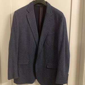 Bonobos Blue 100% Cotton Sport Coat